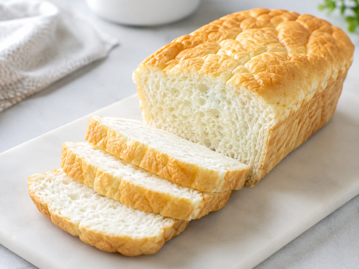 2 ingredient egg white bread