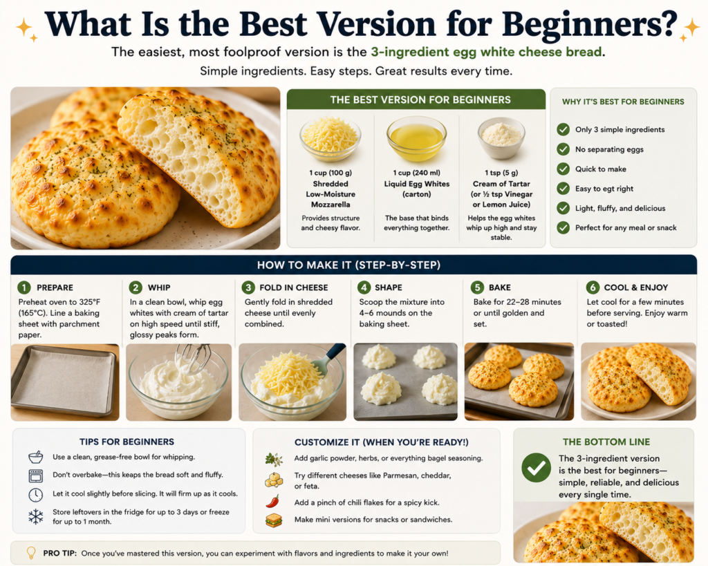 Best egg white cheese bread for beginners