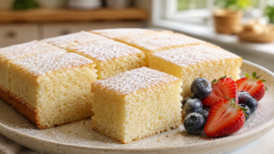 : Easy vanilla egg white cake made with leftover egg whites