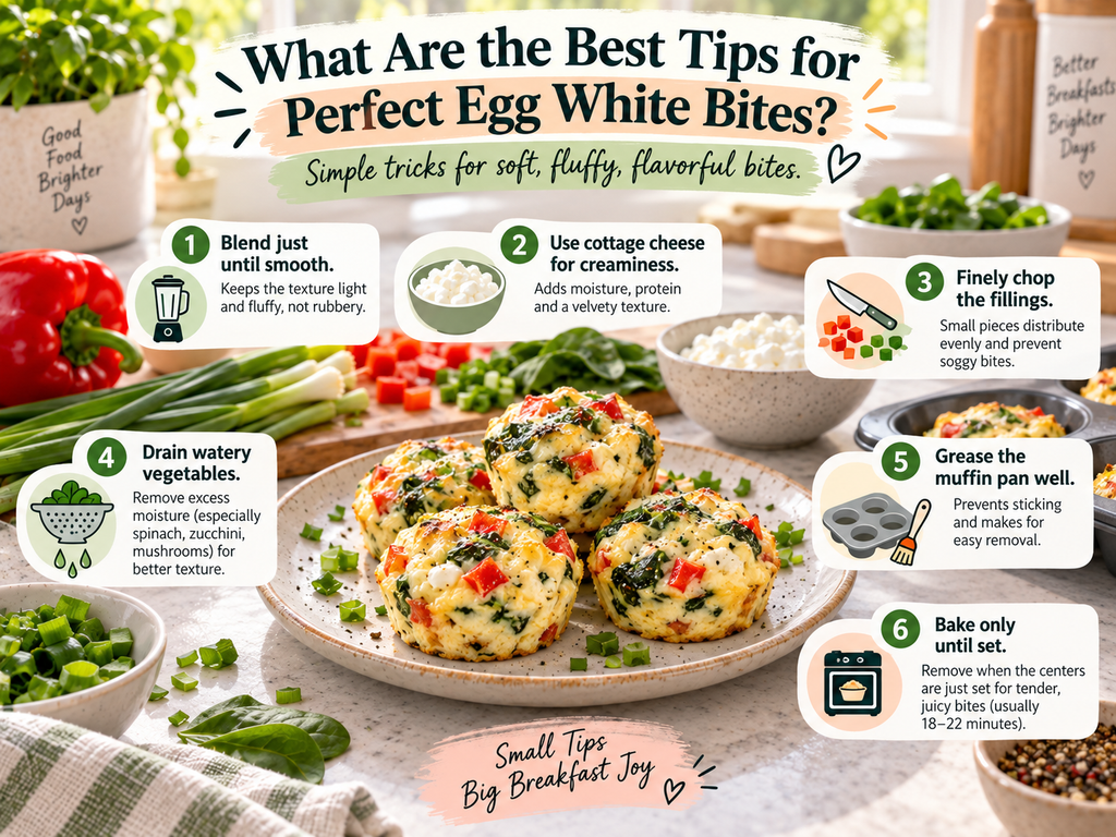 What Are the Best Tips for Perfect Egg White Bites?